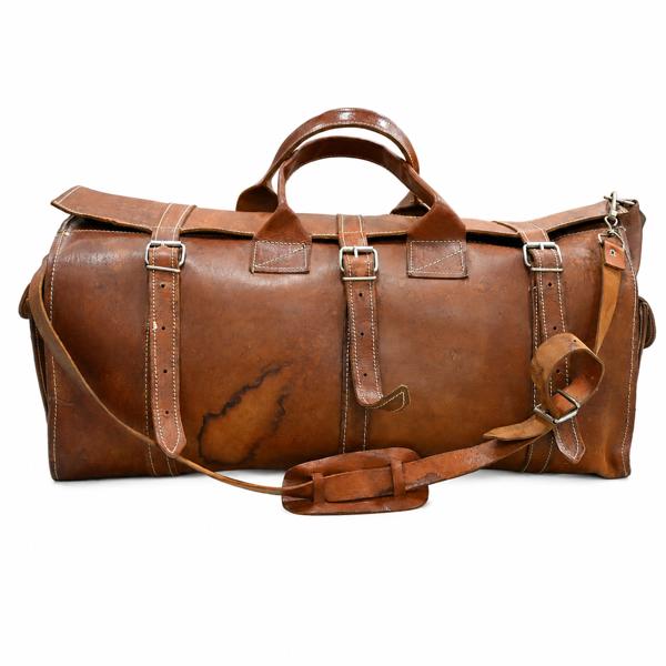 Weekendbag, läder, 1900-talets andra hälft.