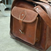 Weekendbag, läder, 1900-talets andra hälft.