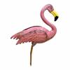 Trädgårdsdekoration i form av flamingo, metall.