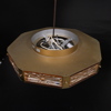 Taklampa, plafond, glas, 1900-talets andra hälft.