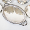 Brickor, 6st, nysilver, 1900-tal.