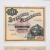 Sedlar, inramade, 1944. 