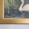 Astrid Widenberg Liljefors (f. 1943) olja på pannå, 2st, signerade.