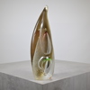 Skulptur, konstglas, Ulven.