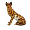 Figurin, leopard, porslin, Spanien, 1900-talets andra hälft.