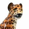 Figurin, leopard, porslin, Spanien, 1900-talets andra hälft.