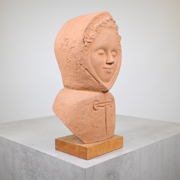 Gustav Nordahl (1903-1992) skulptur, terrakotta, signerad. 