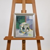 Rolf Rosenberg (1921-2005) komposition, olja på pannå, signerad.