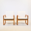 Knut & Marianne Hagberg, fåtöljer, ett par, "Sälen", Ikea, 1980-tal.