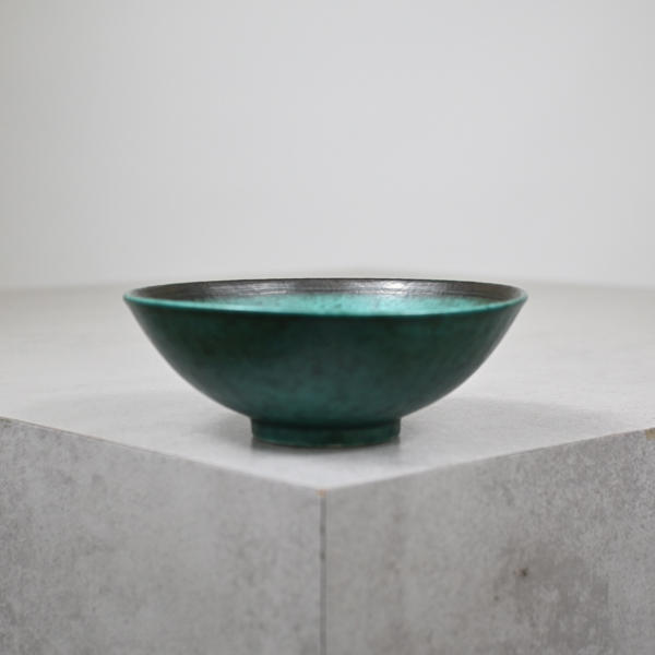 Wilhelm Kåge, skål, "Argenta", stengods, Gustavsberg.