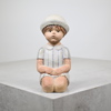 Lisa Larson, figurin, "Sommarklädd", stengods, Gustavsberg.