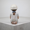 Lisa Larson, figurin, "Sommarklädd", stengods, Gustavsberg.