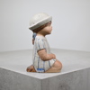 Lisa Larson, figurin, "Sommarklädd", stengods, Gustavsberg.