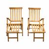 Däckstolar, ett par, Stockamöllan, sent 1900-tal.