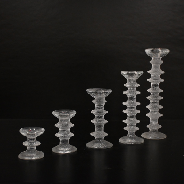 Timo Sarpaneva, ljusstakar, 5st, "Festivo", Iittala.