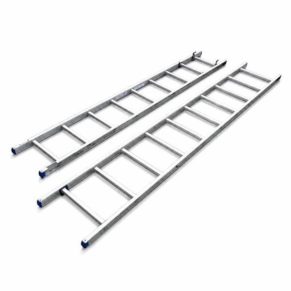 Utskjutstege, 2 delar, aluminium.