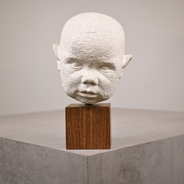 Rolf Rosenberg (1921-2005) skulptur i gips, "Johan", signerad.