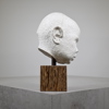 Rolf Rosenberg (1921-2005) skulptur i gips, "Johan", signerad.