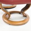 Fåtölj med fotpall, "Stressless", Ekornes, Norge.