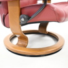 Fåtölj med fotpall, "Stressless", Ekornes, Norge.