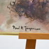 Paul K Jörgensen (f. 1934) Kustmotiv, olja på pannå, signerad.