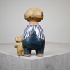 Lisa Larson, figurin, "Malin" ur serien "Larsons Ungar", Gustavsberg.