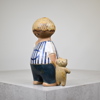 Lisa Larson, figurin, "Malin" ur serien "Larsons Ungar", Gustavsberg.