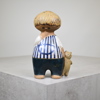 Lisa Larson, figurin, "Malin" ur serien "Larsons Ungar", Gustavsberg.