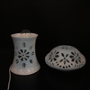 Bordslampa, lergods, sent 1900-tal. 