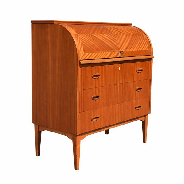 Sekretär, mahogny och teak, 1950/60-tal. 