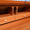 Sekretär, mahogny och teak, 1950/60-tal. 