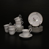 Kaffeservisdelar, 25 delar, porslin, bl a Royal Copenhagen.