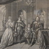 Kopparstick, King Charles, England, 1700-tal. 