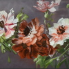 Oidentifierad konstnär, blomsterstilleben, daterad 1909.