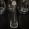 Karaffer, 5st, Skruf Glasbruk. 