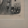 Gunnar Brusewitz (1924-2004) litografi, egen ateljé, signerad.