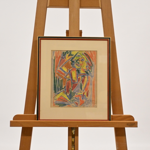 Pär Rådström (1925-1963) krita, signerad.