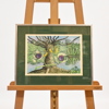 Karl Axel Pehrson (1921-2005) "Vid Orahsjön", färglitografi, signerad.