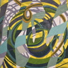 Karl Axel Pehrson (1921-2005) komposition, färglitografi, signerad.