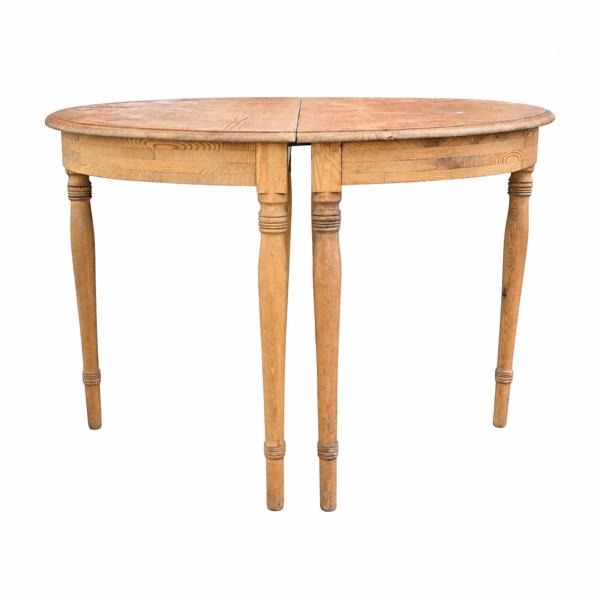 Månbord, furu, 1800-tal.
