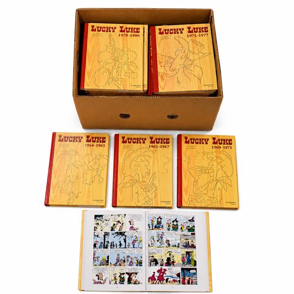 Parti böcker, Lucky Luke.