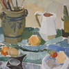 Erik Ekman (1906-1986) Stilleben, olja på duk, signerad.