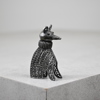 Figurin i sterlingsilver, hund, 1900-talets första hälft.