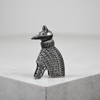 Figurin i sterlingsilver, hund, 1900-talets första hälft.