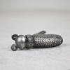 Figurin i sterlingsilver, hund, 1900-talets första hälft.
