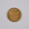 Mynt i 21,6k guld, Fredrik VIII 10kr, Danmark, 1908.