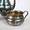 Kaffeservis, tre delar, silver.