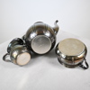Kaffeservis, tre delar, silver.