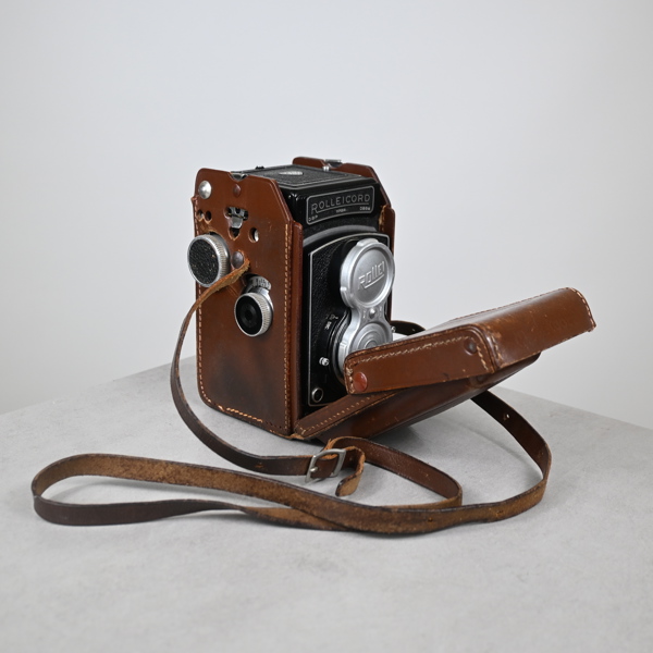 Kamera, Rolleicord, Franke & Heidecke, Tyskland.