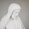 Bertil Thorvaldsen, Efter, skulptur föreställande Jesus, parian, Gustavsberg.